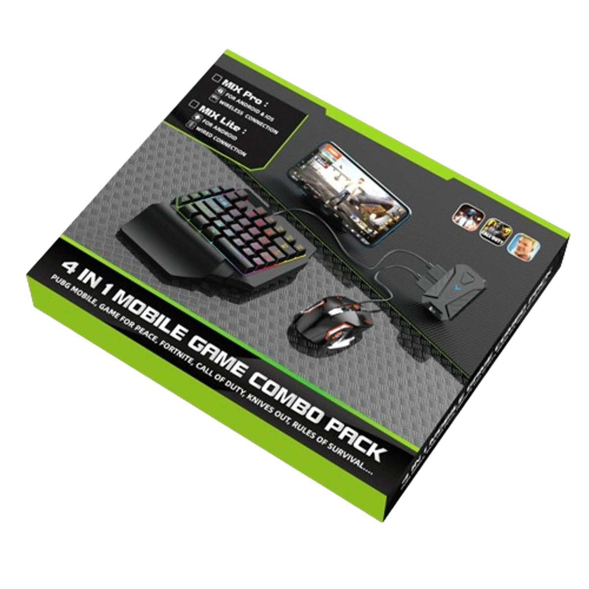 4 IN 1 Mobile Game Combo Pack (MaxPro)