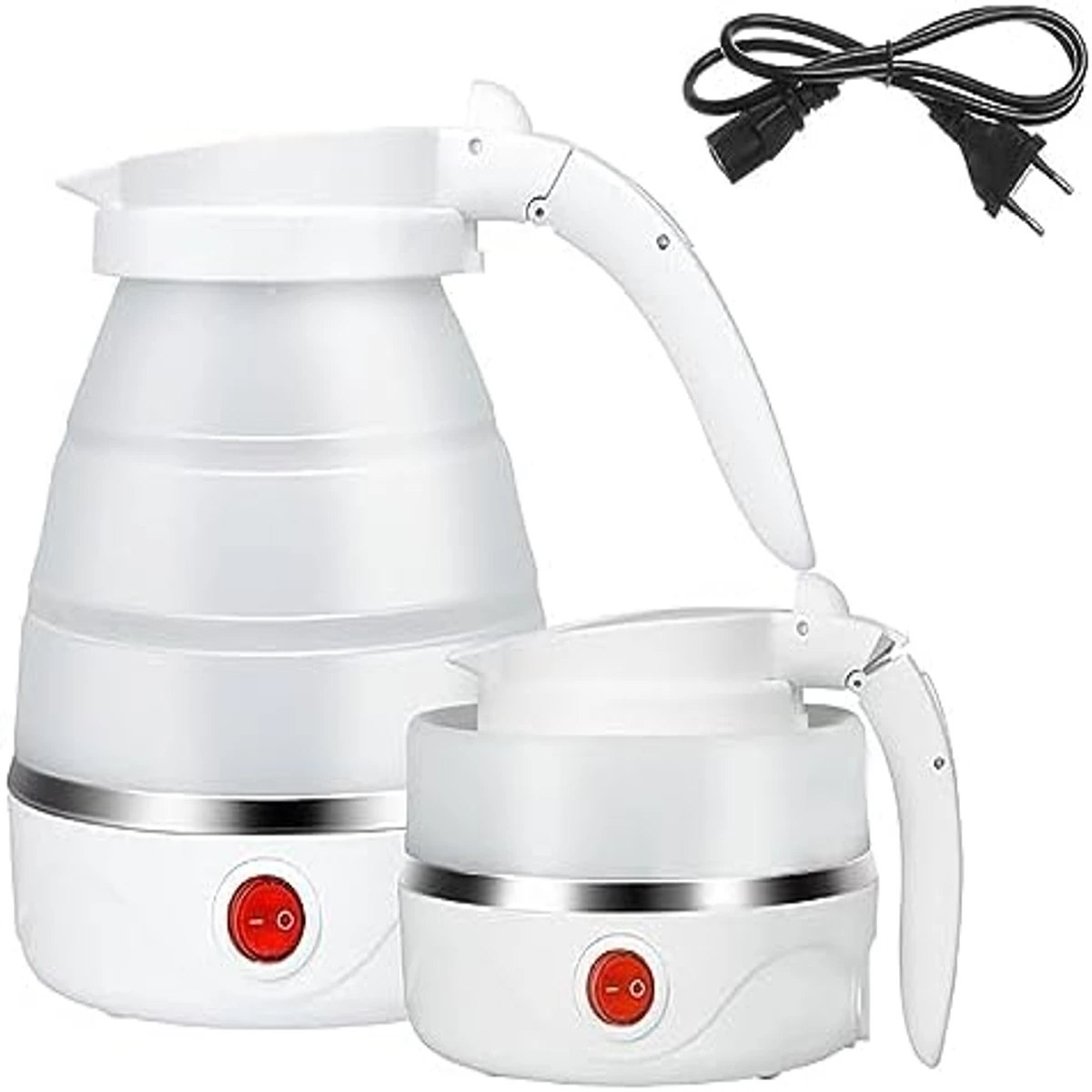 Portable Electric Kettle- Foldable Silicone Water Kettle Travel Electric Kettles