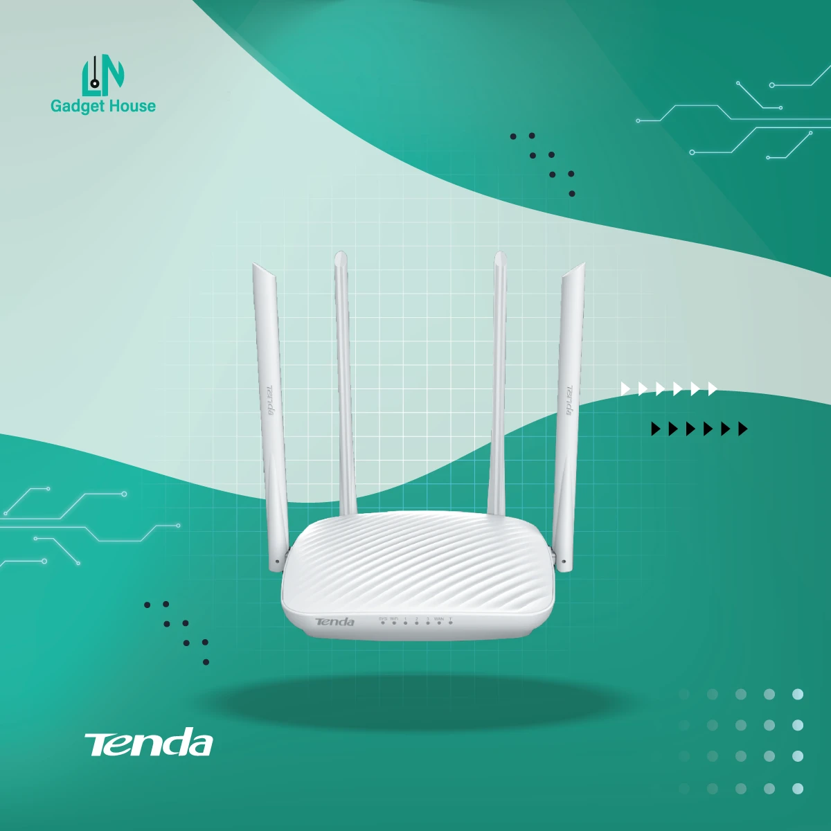 Tenda F9 600M Whole-Home Coverage Wi-Fi Router