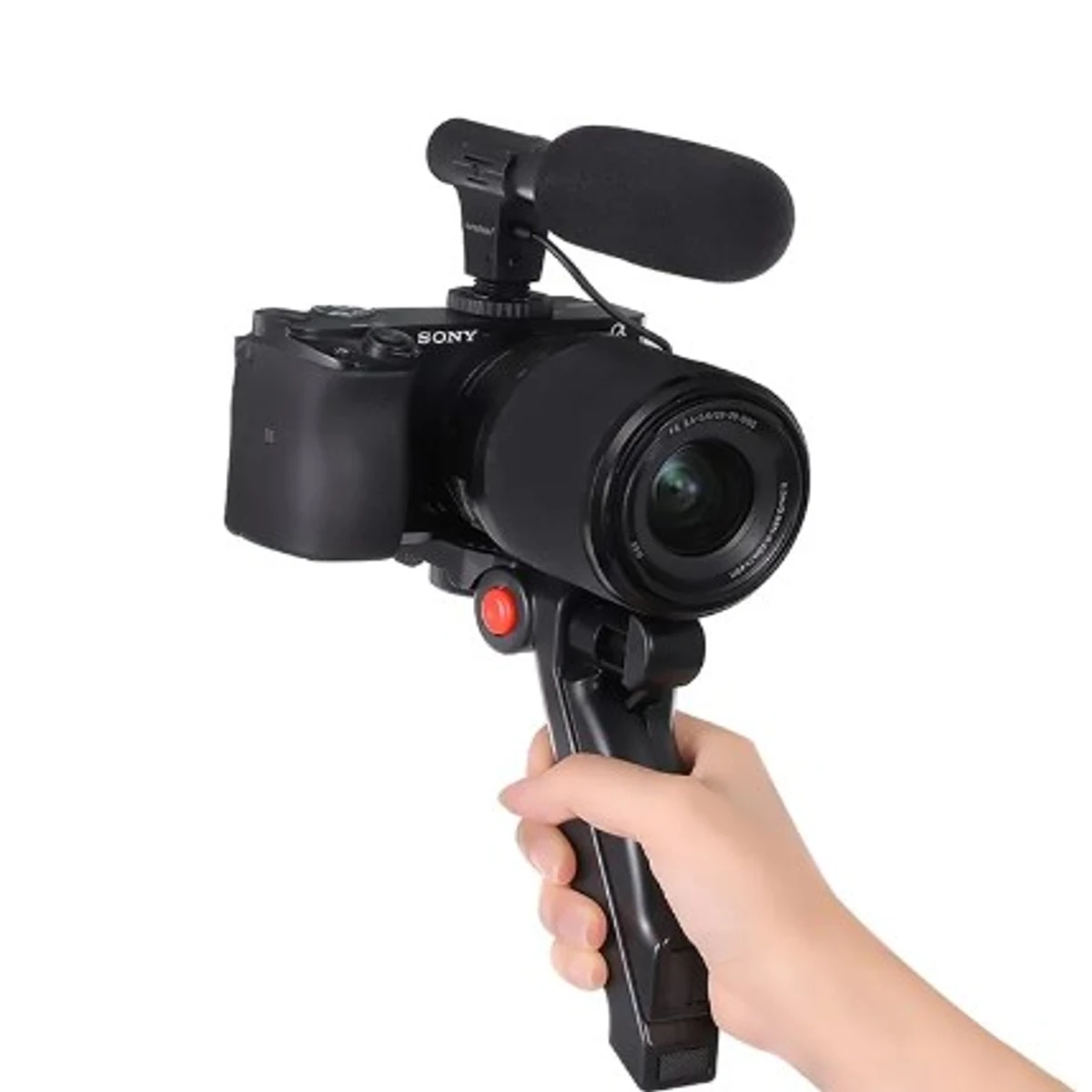 AY-49 Phone Vlog Tripod Vlogging Kit with Microphone, LED Light, and Remote Control - All-in-One Vlogging Kit