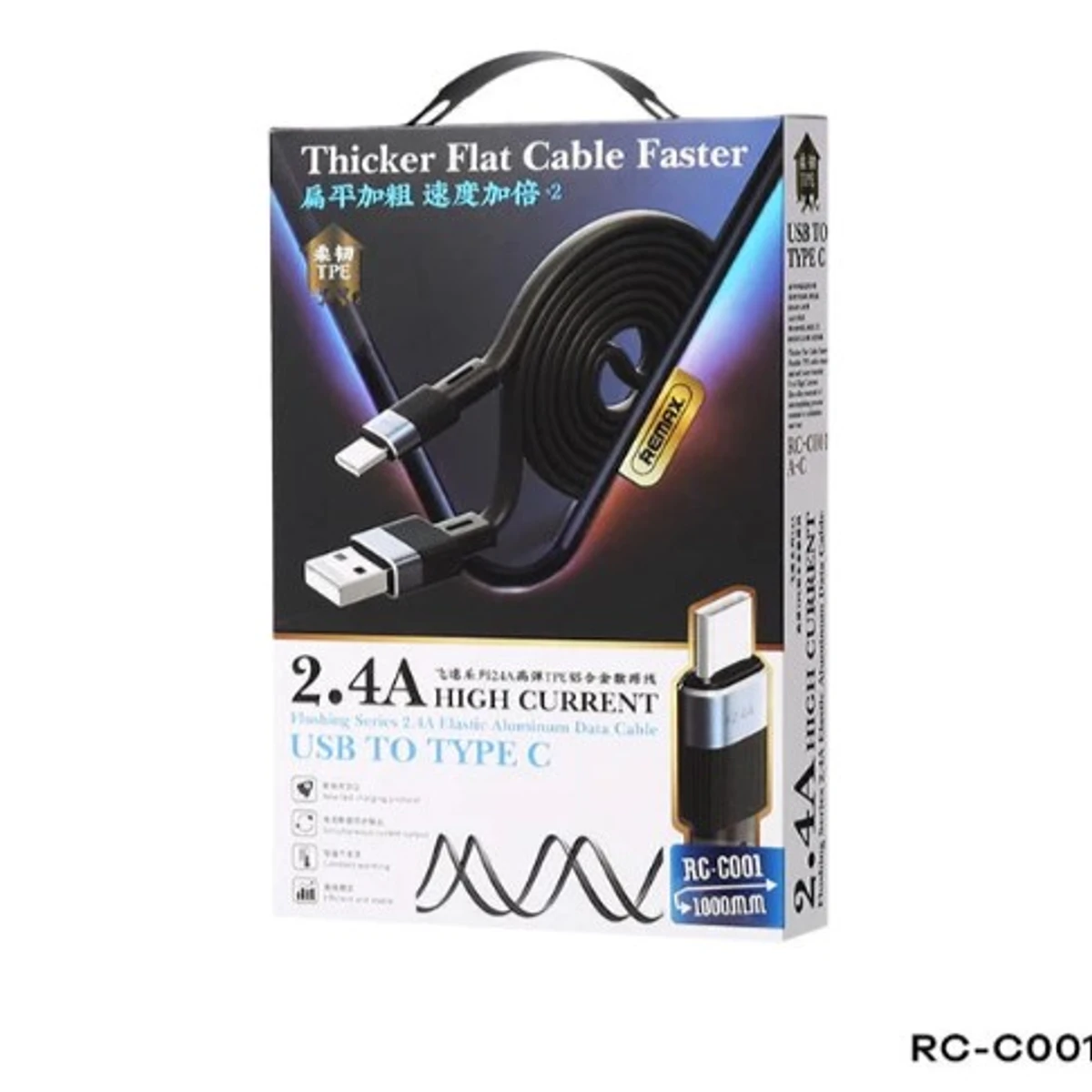 Remax RC-C001 A-C Type-C Data Cable A-L