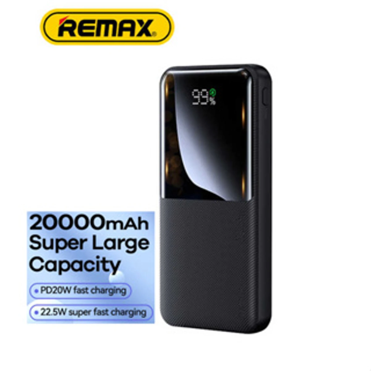 Remax Rpp-623 Power Bank 20000mah 20w+22.5w Pd+Qc with 3 Output + 1 Input