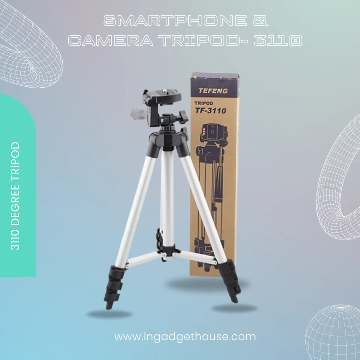 Smartphone & Camera Tripod- 3110