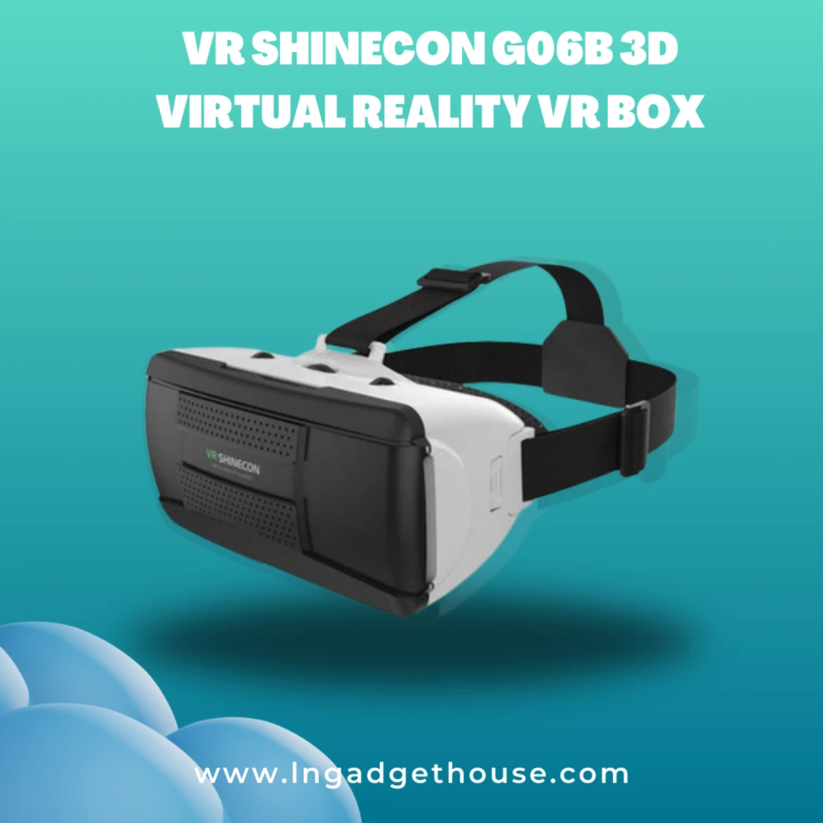 VR Shinecon G06B 3D Virtual Reality VR Box Gaming Glasses Headset for 4.7-6.2 inch Smartphones