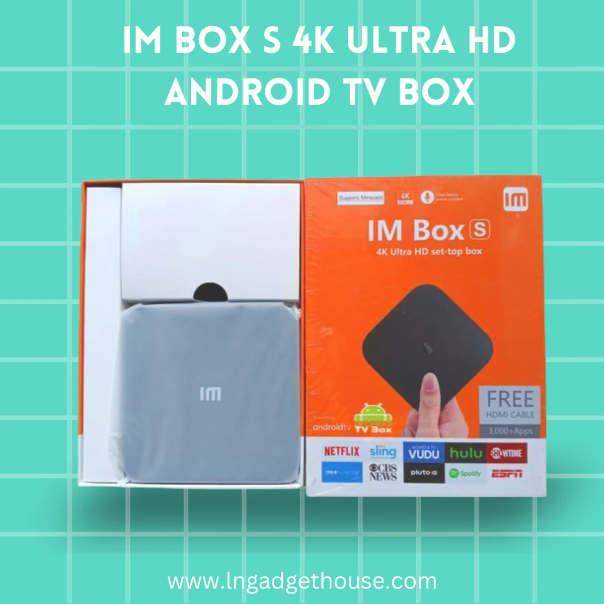 iM Box S 4K Ultra HD Android TV Box