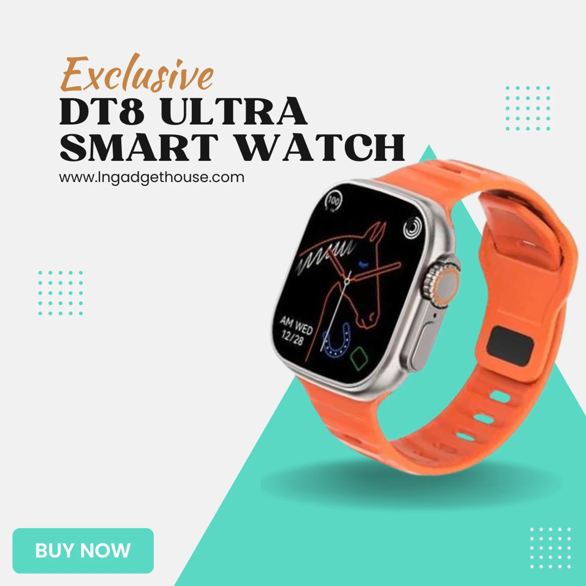 Dt NO1 DT8 Ultra smart watch - Smart Watch