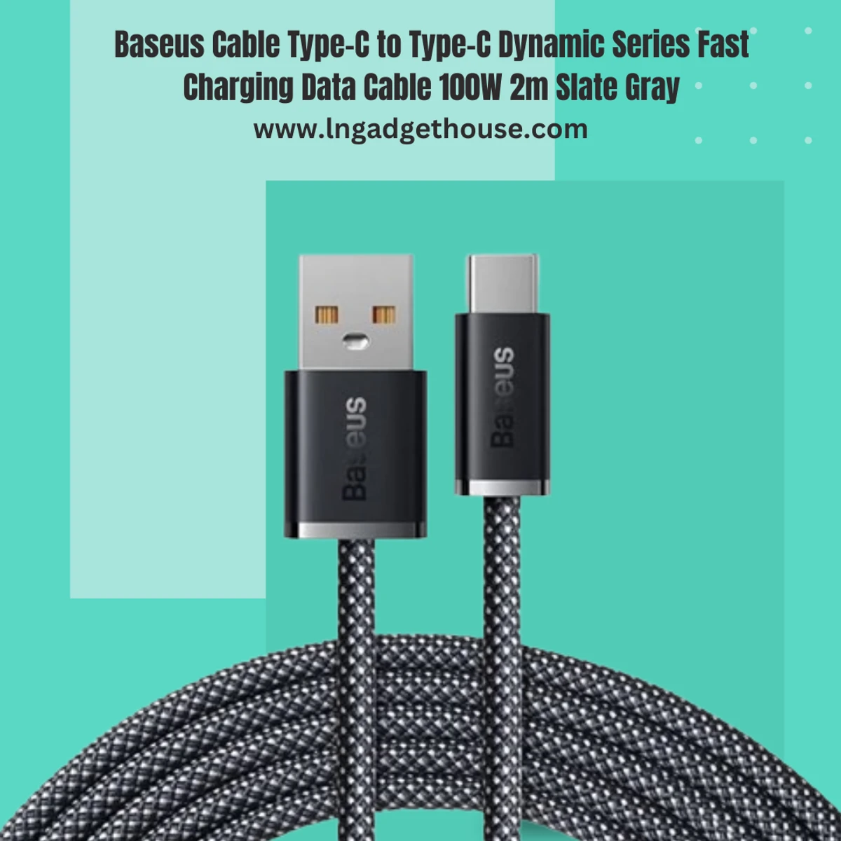 Baseus 100W Dynamic Series Fast Charging Data Cable Type-C