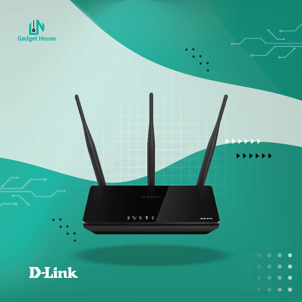 D-Link DIR-816 Wireless AC750 Dual Band Router (3 Antenna)