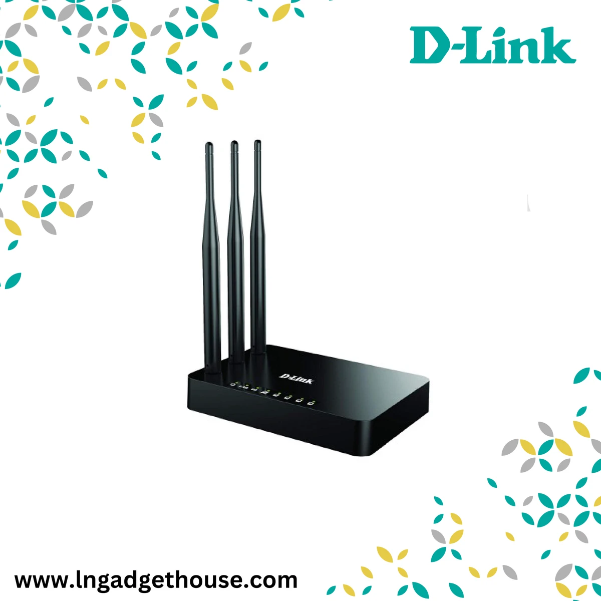 D-Link DIR-806IN AC750 Mbps 3 Antena Dual-Band Wi-Fi Router