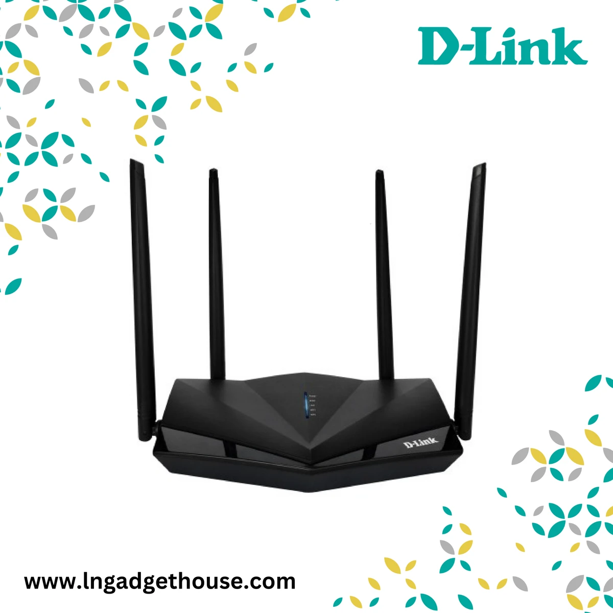 D-LINK DIR-650IN 300 Mbps 3 LAN 4 ANTENNA Wifi Router