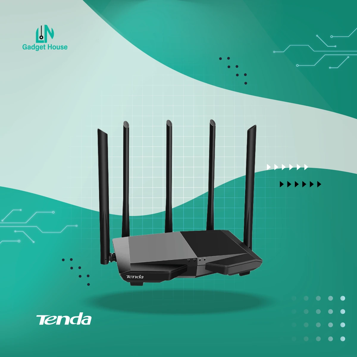 Tenda AC6 AC1200 AC1200 Smart Dual-band WiFi Router