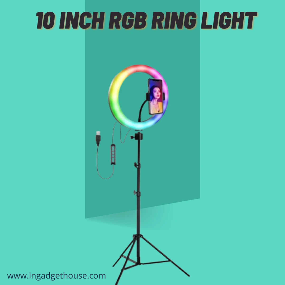 RGB LED Soft Ring Light 26cm (10inches)