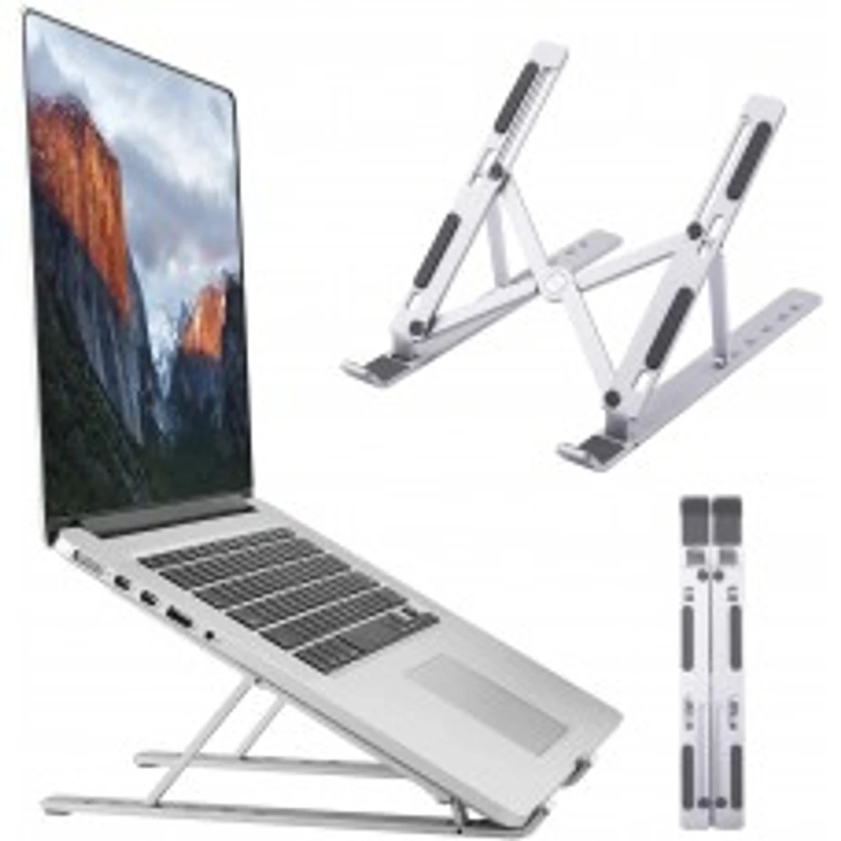 Laptop Stand Creative Folding Storage Bracket For 10-17 Inch Tablets Notebook Laptop Premium Quality - Laptop Table